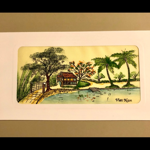 Vintage Set of cards with envelope silkscreen - Picture 4 of 8